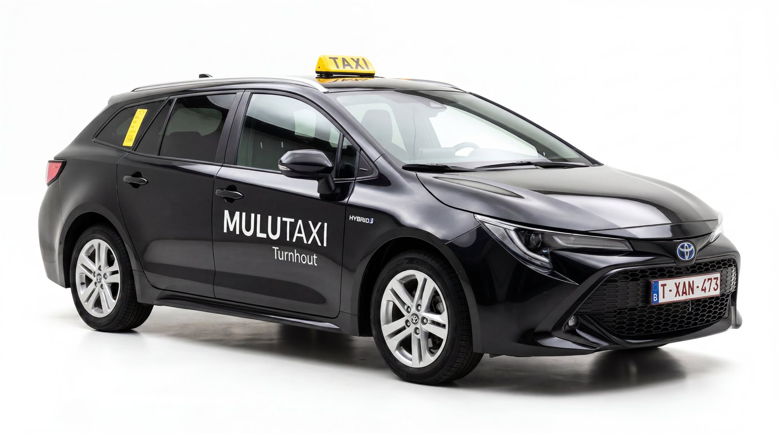 De wagen van Mulu Taxi Turnhout